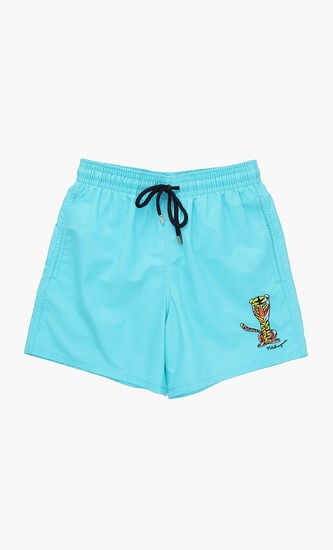 Tiger Printed Shorts