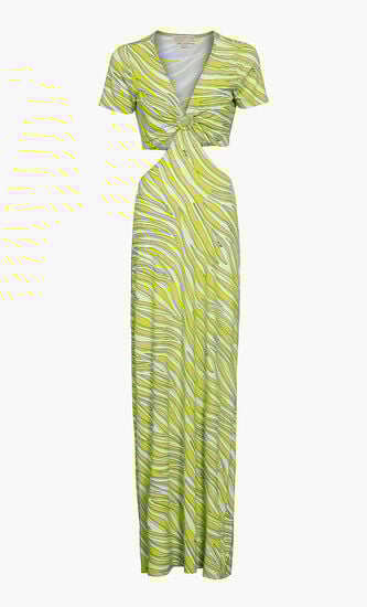 Zebra O Ring maxi dress