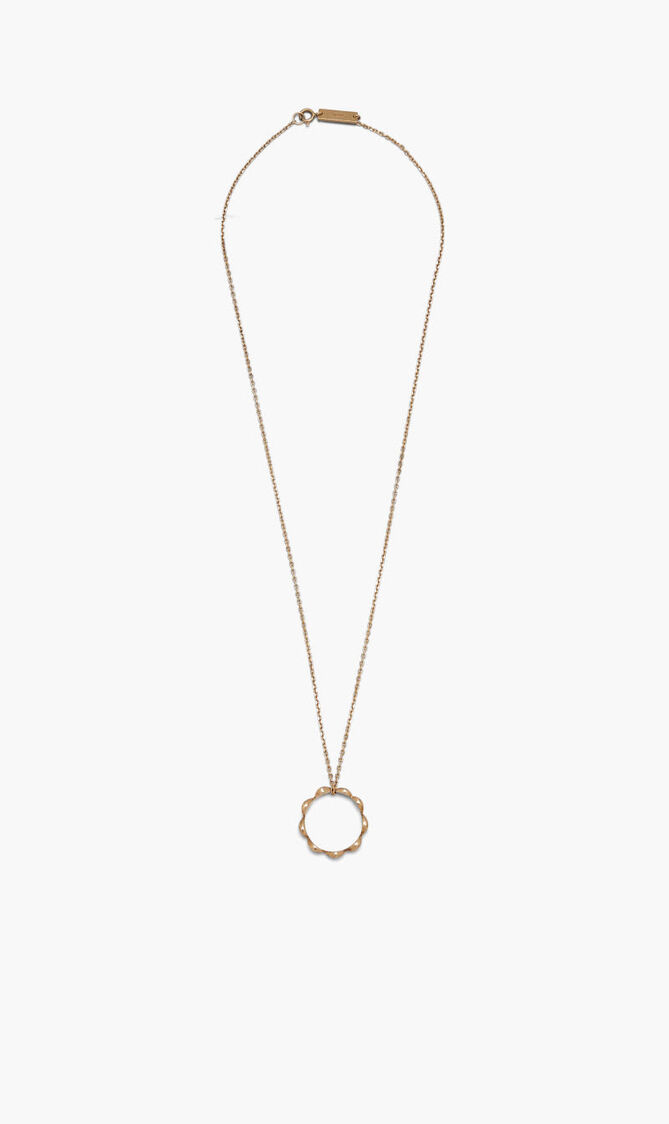 AVP YELLOW GOLD BURATTATO NECKLACE
