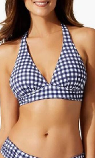 SUMMER FLORAL REV HALTER TOP