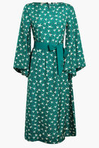 PRINTED SILK DRESS