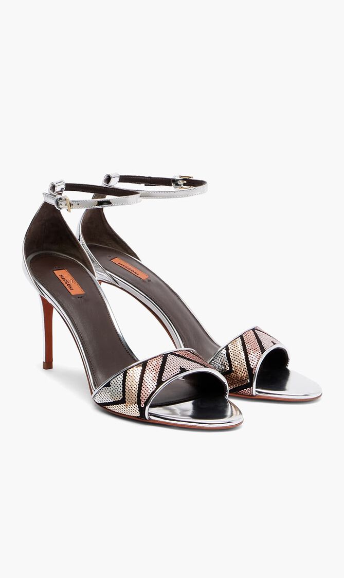 BELLE (HIGH HEEL SANDAL) MULTICOLOR SEQUIN 0
