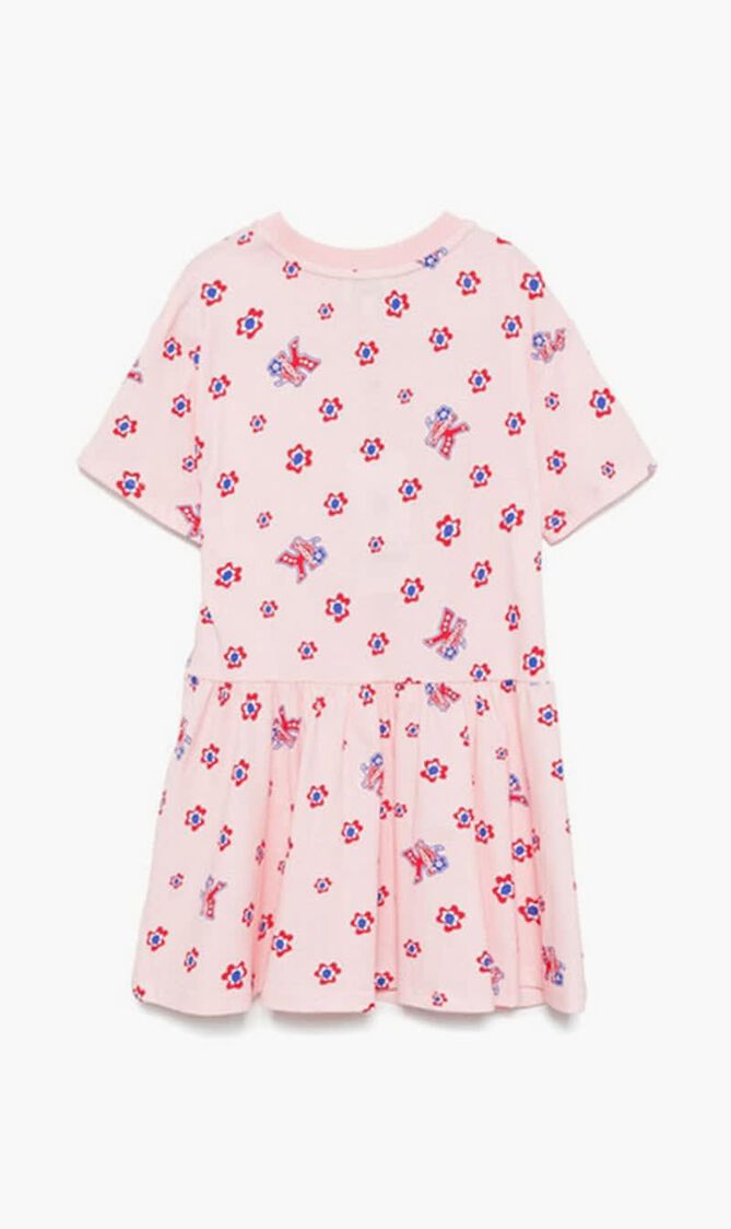 Floral Logo Print Dress