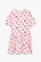 Floral Logo Print Dress