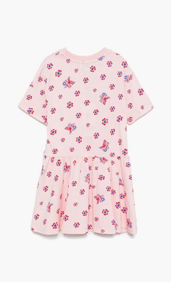 Floral Logo Print Dress