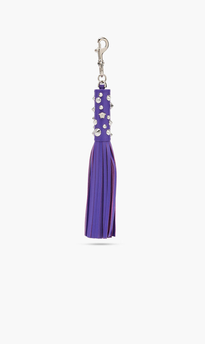 PLAIN FRIBGED KEY RING