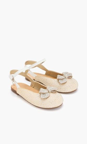 Crystal Bow Ballerinas