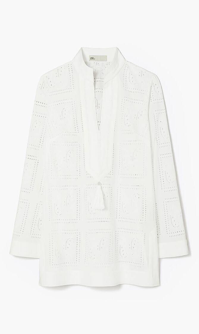 EYELET TORY TUNIC