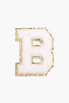 Chenille Sparkle Letter 'B' patch