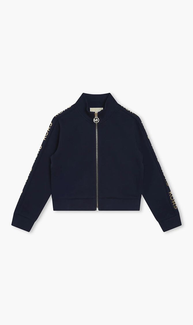 Dark Blue Fleece Cardigan