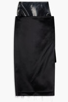 BLACK MIDI SKIRT
