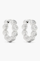 Tennis Small Hoop Earrings