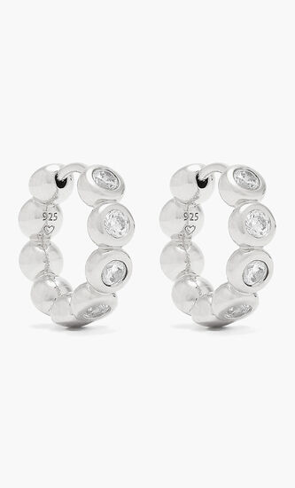 Tennis Small Hoop Earrings
