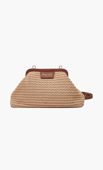 RAFFIA POUCH