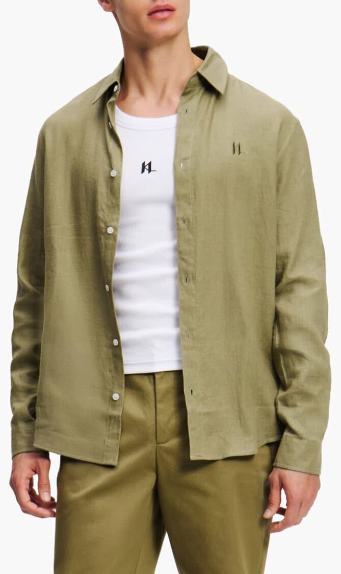 Embroidery Linen Shirt
