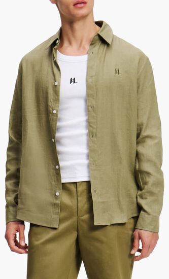 Embroidery Linen Shirt