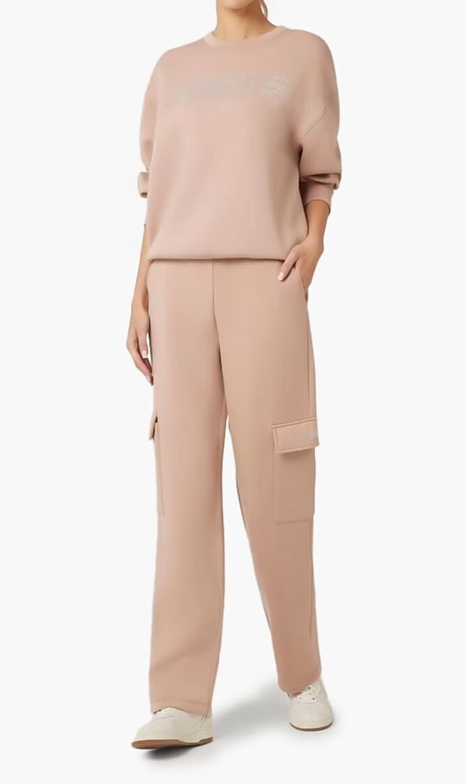 Viscose Rhinestone Sweatshirt