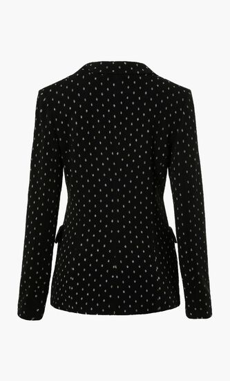 Metallic Polka Dot Blazer