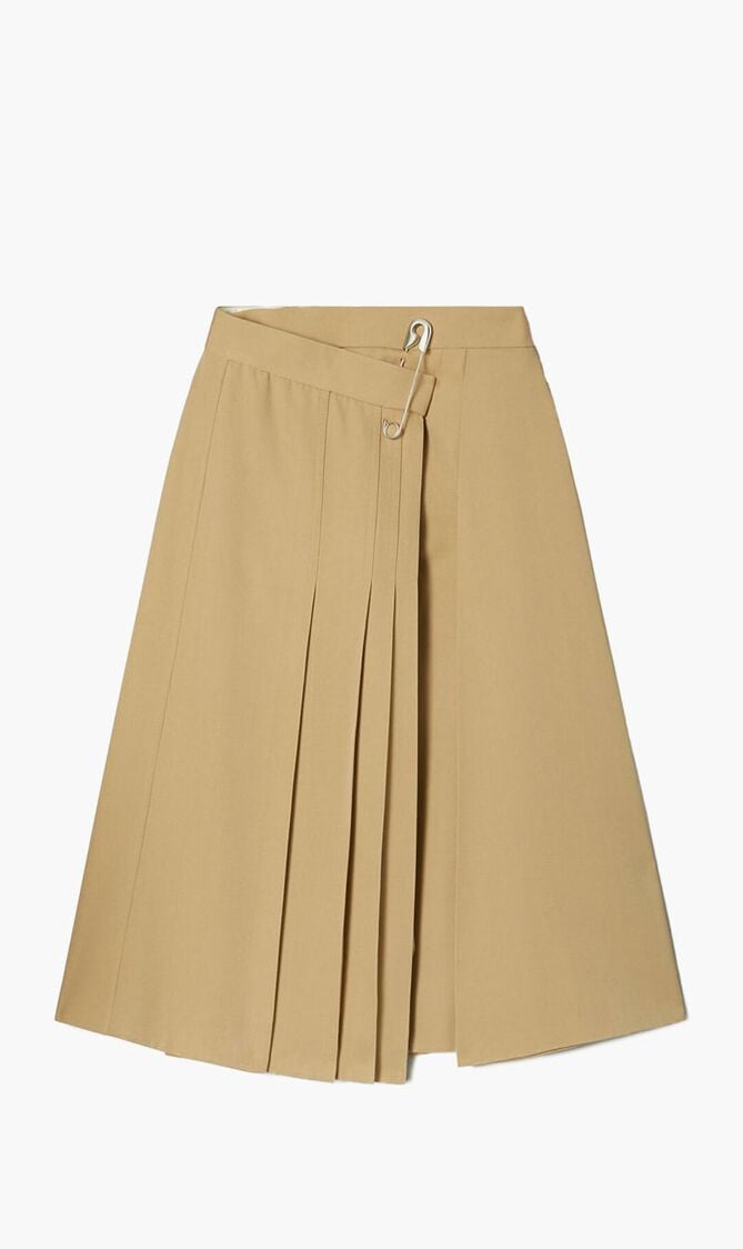 Deconstructed Wool Skirt