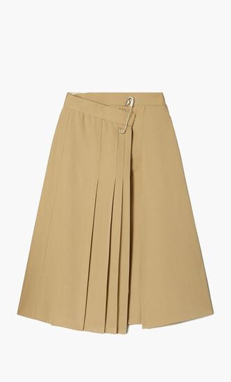 Deconstructed Wool Skirt
