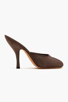 DATE MULE IN BROWN SUEDE