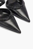 BLACK LAMB-SATINJET STRASS BLACK LAMB-SATINJET STRASS