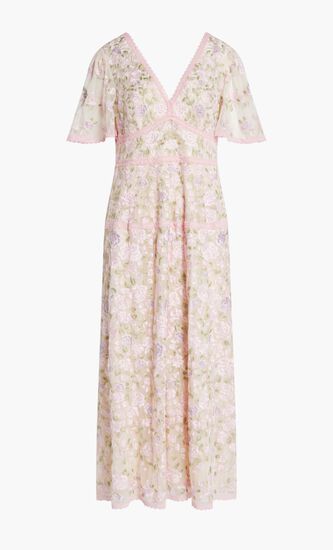 LAVENDER ROSE ANKLE GOWN