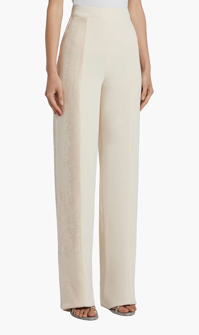 Half And Half Sequin Pants