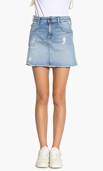 Denim Mini Skirt