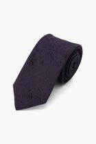 Floral Print Silk Tie