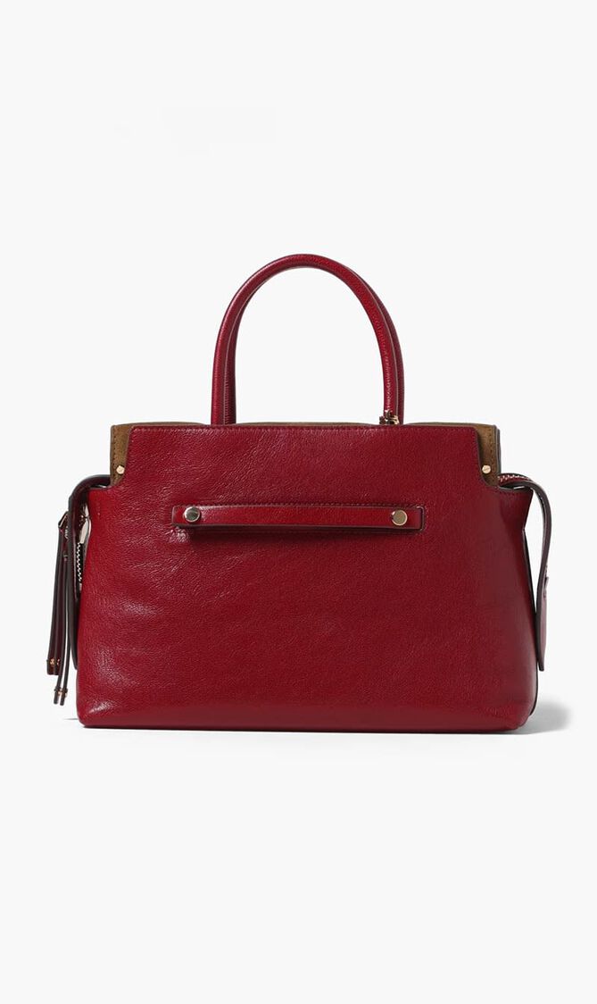 Leather Top Handle Bag