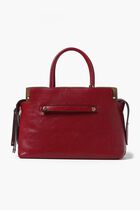 Leather Top Handle Bag