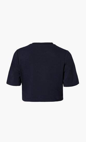 Nicoletta Cropped Logo T-shirt