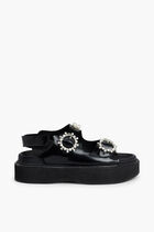Beaded Platform Sandals