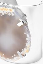 TAUPE AGATE COLLAR NECKLACE