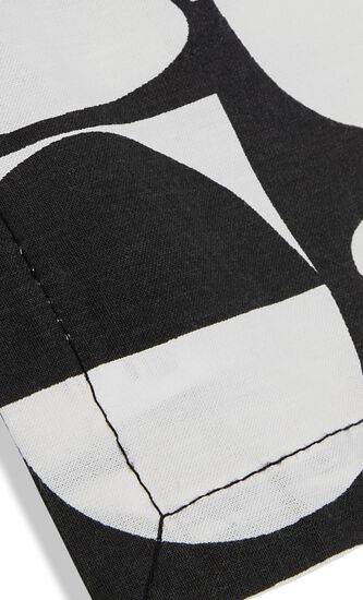JNR VALLAURIS NAPKIN - SET OF 4 - BLACKWHITE