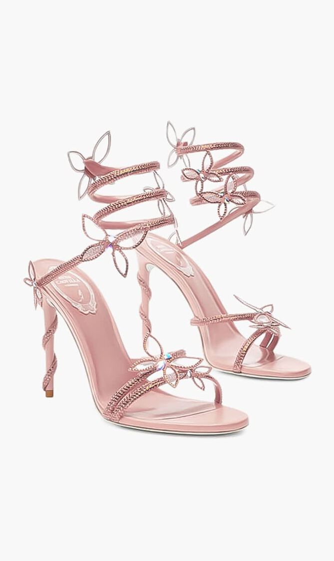 Snake Embellished Pumps