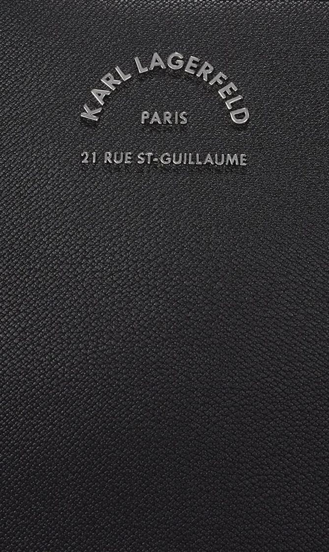 SHOULDER BAG BLACK K/RSG METAL TOTE