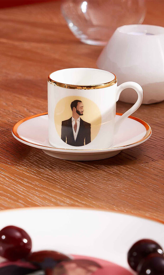 Tom Espresso Cup & Saucer