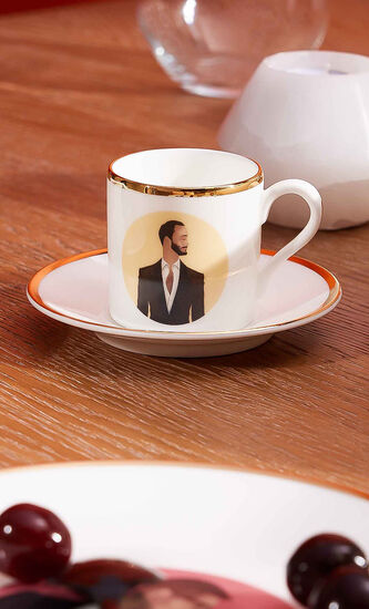 Tom Espresso Cup & Saucer