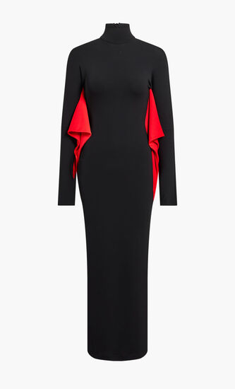 SUSTAINABLE VISCOSE JERSEY LONG DRESS