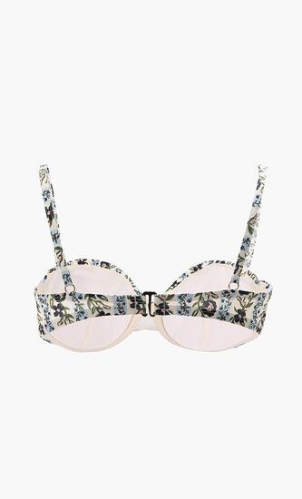 Printed Underwire Bikini Top