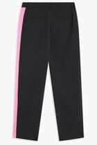 Satin Panel Tailored Pants Satin Panel Tailored Pants