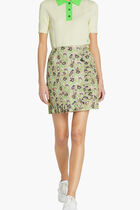 COTTON POINTELLE POLO SWEATER