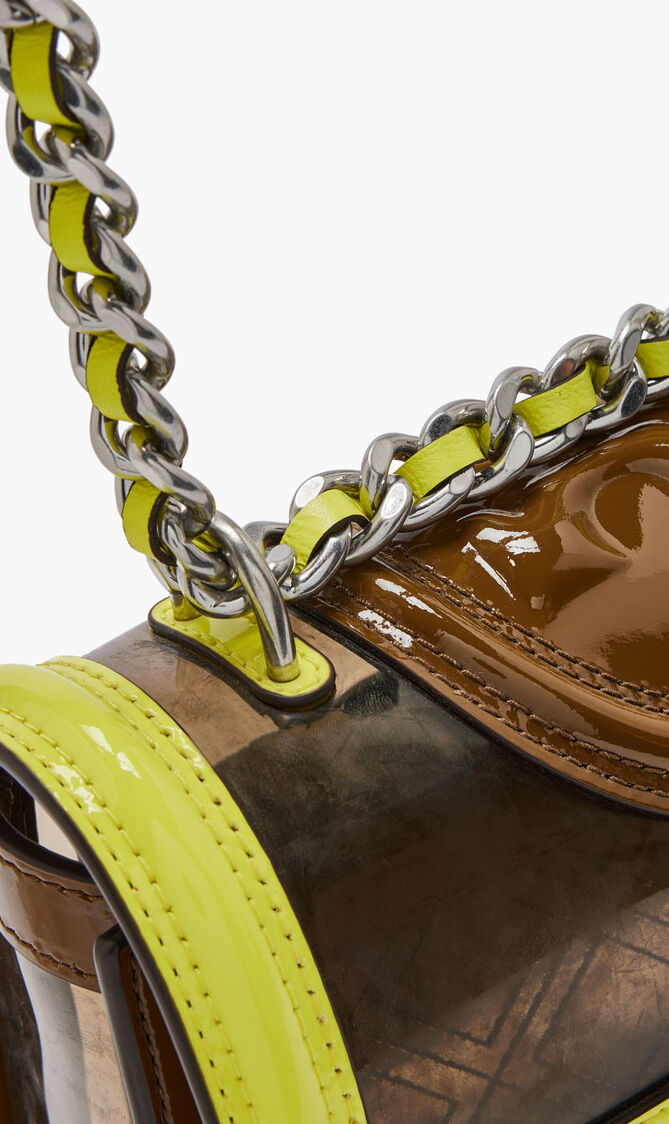 FLEMING CLEAR SMALL CONVERTIBLE SHOULDER BAG