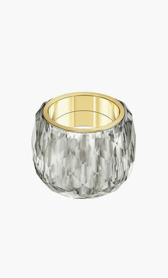 Nirvana Ring, Gray, Gold-Tone PVD