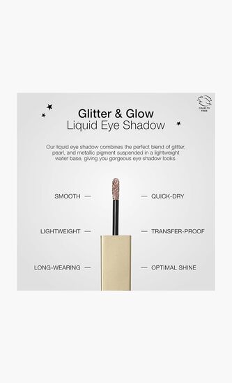 GLITTER AND GLOW EYE SHADOW - ROSE GOLD RETRO