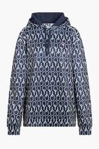 HOODIE WITH PIPING DETAILS