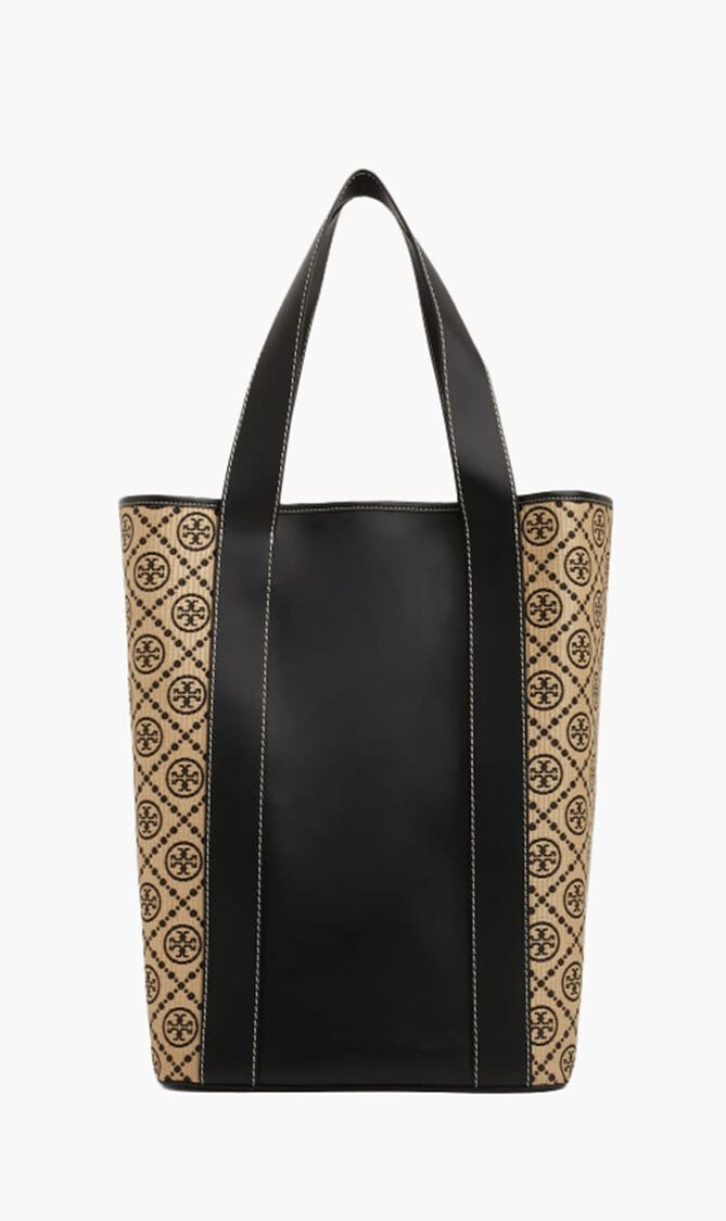 T Monogram Oversized Tote Bag