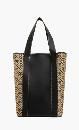 T Monogram Oversized Tote Bag